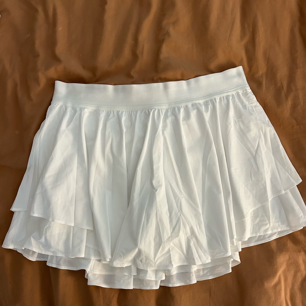 White Lululemon Tennis Skirt